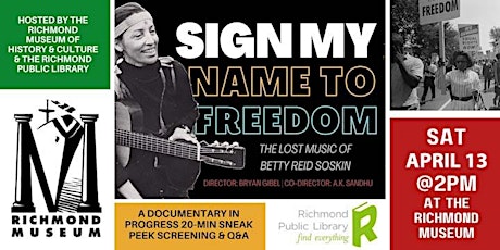 Sign My Name to Freedom: A Documentary in Progress