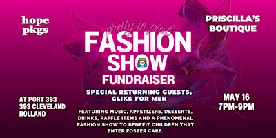Hope Pkgs Fashion Show Fundraiser primary image