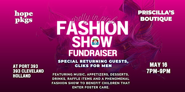 Hope Pkgs Fashion Show Fundraiser