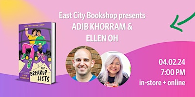 Hybrid Event: Adib Khorram, The Breakup Lists, with Ellen Oh primary image