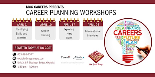 Primaire afbeelding van Career Planning Workshops by MCG Careers