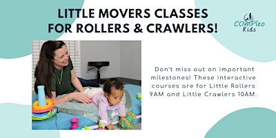 Imagem principal do evento Little Movers Series for Babies Learning How to Roll and Crawl