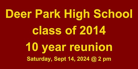 DPHS c/o 2014 - 10 year reunion