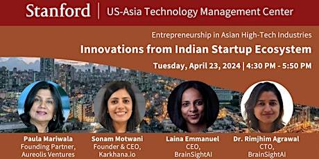 Innovations from the Indian Startup Ecosystem