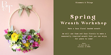 Spring Floral Wreath Workshop