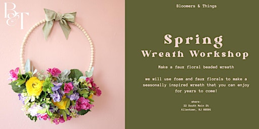 Imagem principal do evento Spring Floral Wreath Workshop