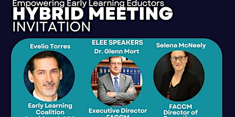 Empowering Early Learning Educators Hybrid Meeting