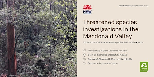 Hauptbild für Threatened Species Investigations in the Macdonald Valley