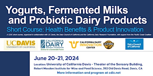 Short course: Yogurt, Fermented Milks and Probiotic Dairy Products primary image