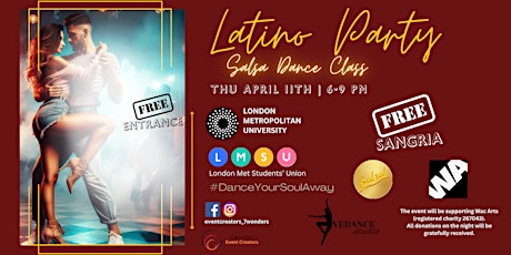 Latino party  with Salsa Dance Class