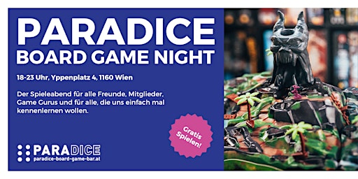 Hauptbild für Paradice Board Game Night