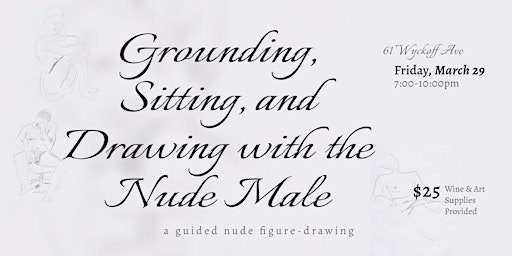 Primaire afbeelding van Grounding, Sitting, and Drawing with the Nude Male