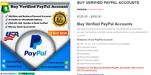 Imagen principal de BUY VERIFIED PAYPAL ACCOUNTS