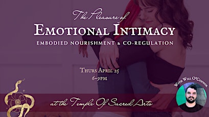 The Pleasure of Emotional Intimacy