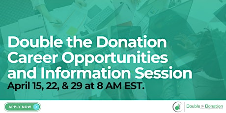 Double the Donation Career Opportunities and Company Information Session