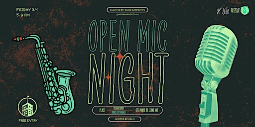 Hauptbild für Good Garments Open Mic Night Hosted by Kelo