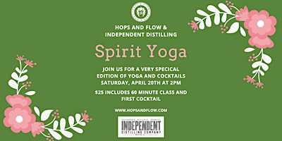 Immagine principale di Hops & Flow Spirit Yoga at Independent Distilling 