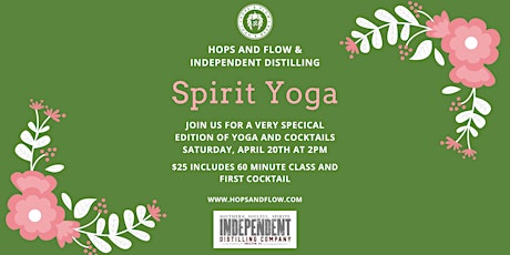 Hops & Flow Spirit Yoga at Independent Distilling