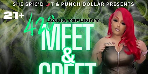 Primaire afbeelding van Meet & Greet Janay2Funny/SHERINA LE’NICE launch