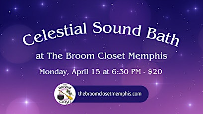 April Celestial Sound Bath in Memphis primary image