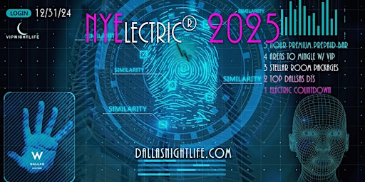 Imagen principal de NYElectric W Dallas Rooftop New Years Eve Party 2025