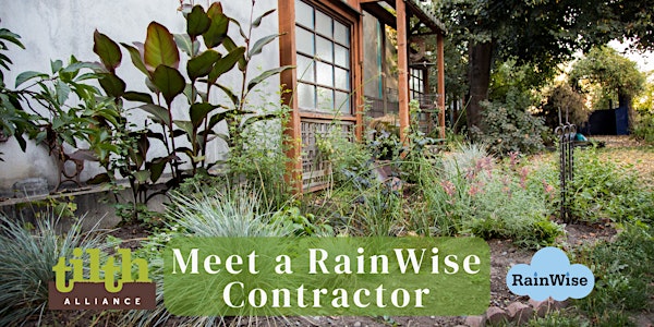 Meet a RainWise Contractor at the Tilth Alliance Plant Sale!