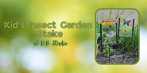 Immagine principale di Kid's Insect Garden Stake | Fused Glass db Studio 