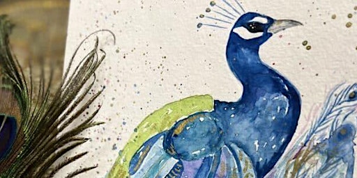 Imagen principal de Afternoon Watercolor Painting : Paisley Peacock