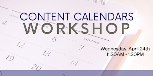 Immagine principale di Content Calendars Workshop 