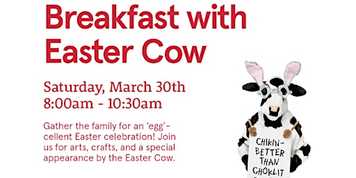 Imagem principal do evento Breakfast with Easter Cow