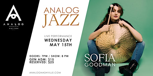 Analog Jazz with Sofia Goodman primary image