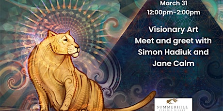 Visionary Meet and greet with Simon Hadiuk and Jane Calm