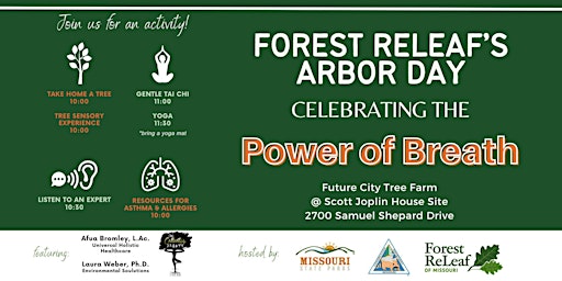 Primaire afbeelding van Arbor Day Celebration: Power of Breath