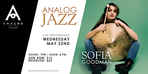 Imagem principal do evento Analog Jazz with Sofia Goodman