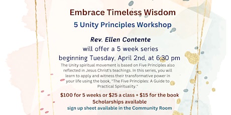 5  Unity Principles Workshop