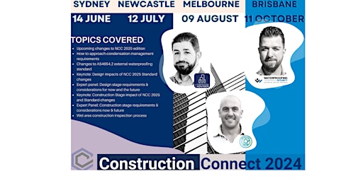 Imagem principal do evento Construction & Waterproofing in 2024 and Beyond -NEWCASTLE