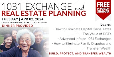 1031 Exchanges & Real Estate Planning Seminar primary image