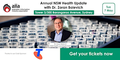 Annual NSW Health Update with Dr. Zoran Bolevich primary image