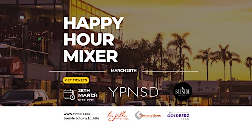 Imagen principal de YPNSD @ Beeside Balcony - Happy Hour Mixer