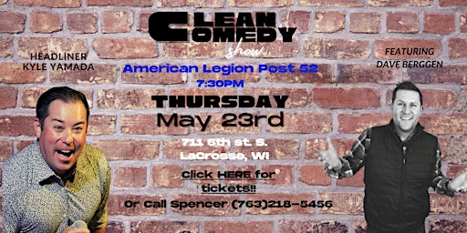 Imagen principal de Clean Comedy Night with Kyle Yamada