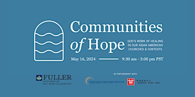 Image principale de Communities of Hope Conference