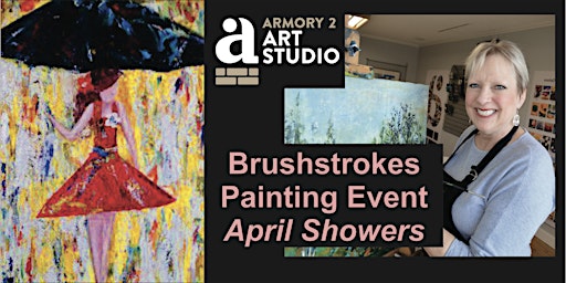 Imagem principal do evento Brushstrokes Social Painting - April Showers