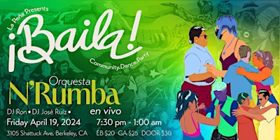 Hauptbild für ¡BAILA! Community.Dance.Party