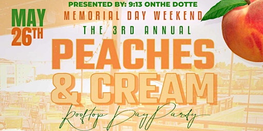Imagem principal do evento "Peaches & Cream 3" Rooftop Day Party