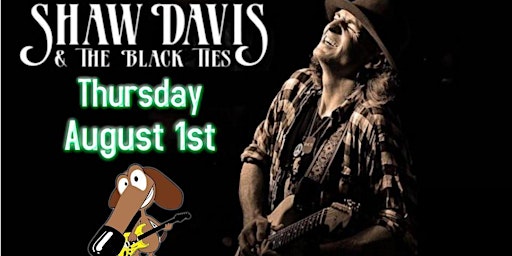 Imagem principal do evento Shaw Davis & The Black Ties Return to Mojo's!