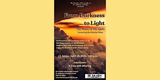 Imagem principal do evento From Darkness to Light