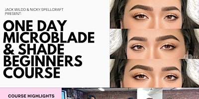 Imagem principal de 1 Day Beginners Microblade & Shade Class