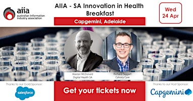 Primaire afbeelding van AIIA – SA Innovation in Health Breakfast