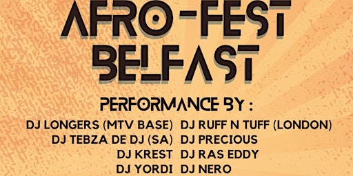 Imagem principal do evento AFRO-FEST BELFAST 2024