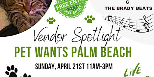 Immagine principale di Free event: Vendor Spotlight- Pet Wants Palm Beach 